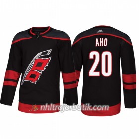 Män Ishockey Carolina Hurricanes Tröja Aho 20 Alternate Adidas 2018-19 Authentic